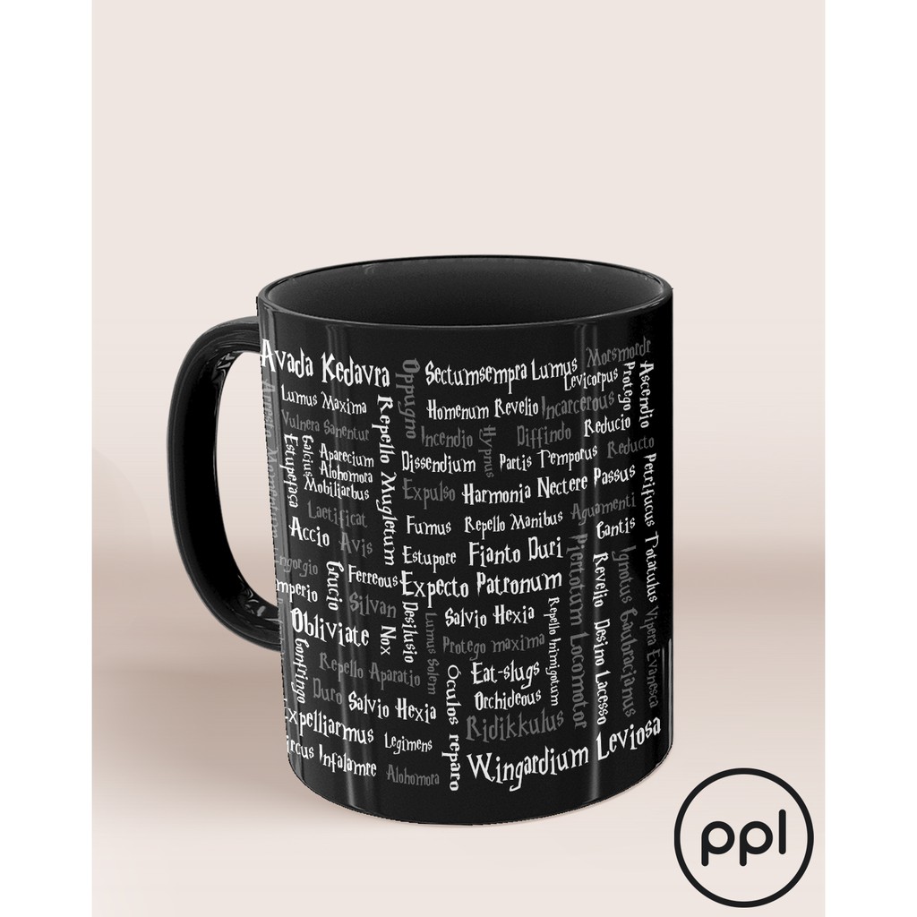 Caneca Feitiços Harry Potter HP Potterhead ID0042