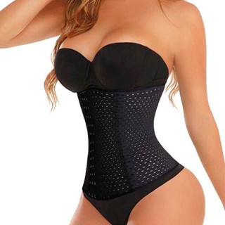 Cinta Modeladora Abdominal Feminina Afina Cintura - Preto