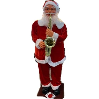 Papai Noel Dança E Canta Musical Com Saxofone Bivolt - 160cm