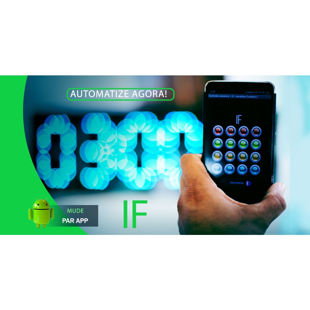 Painel Numérico Digital Wifi e Led | Shopee Brasil