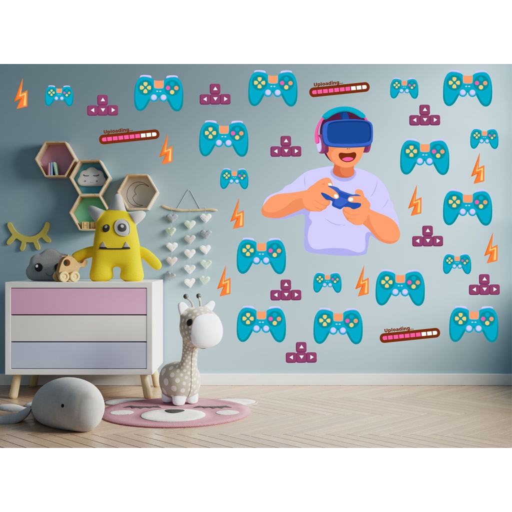 faixa decorativa para decoração de parede de quartos infantil Roblox game  infatil decoração