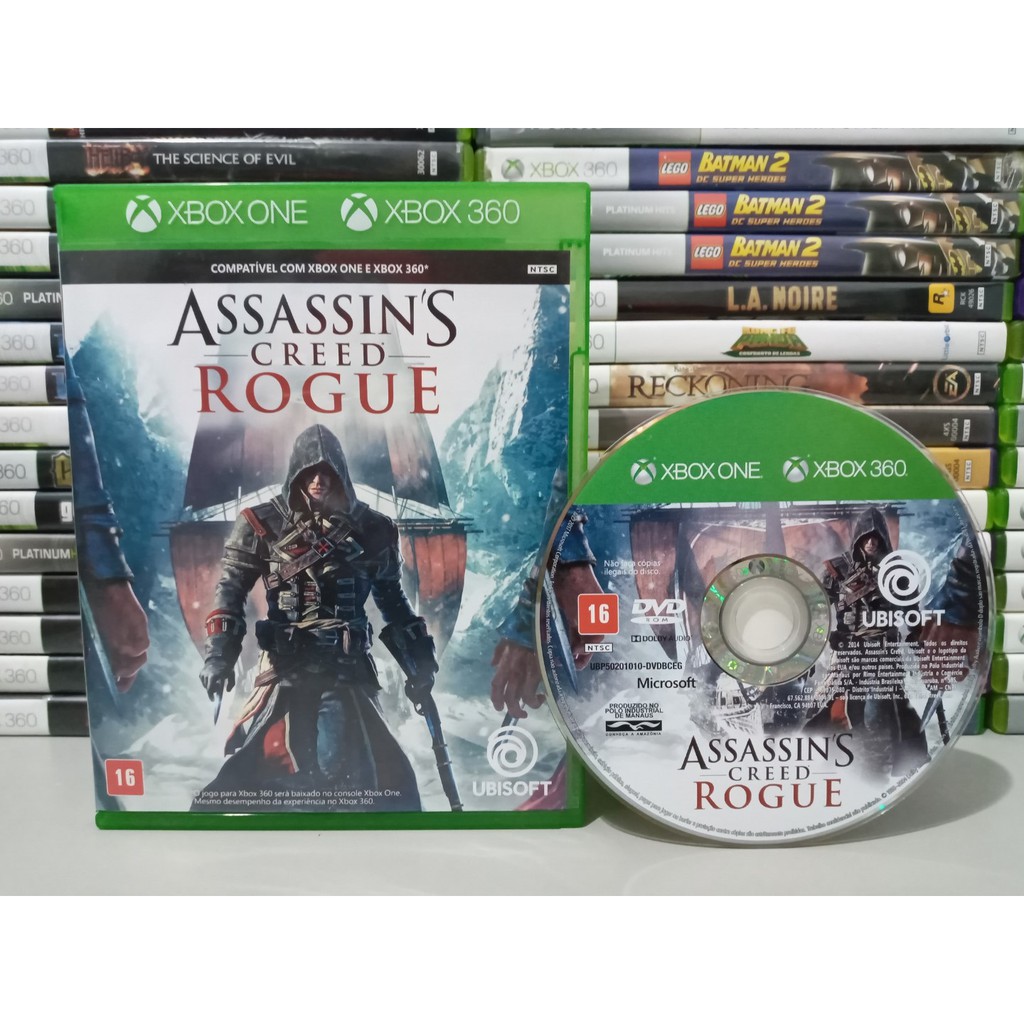 Jogo assassins creed rogue xbox 360