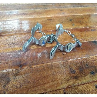 Espora Nossa Senhora Aparecida Em Aço Inox Para Cavalos