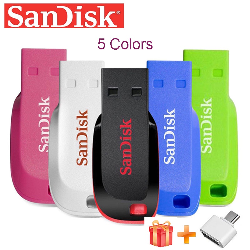 Sandisk COD Cruzer Pen Drive USB 2.0 Flash Gb 64 4GB 128GB 1TB 2TB