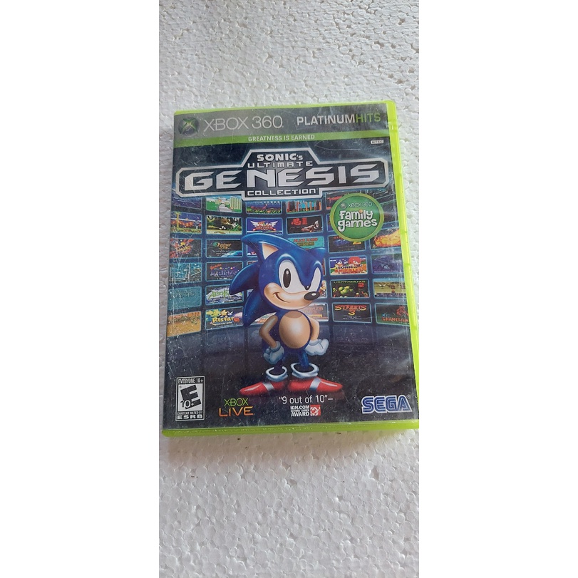 Jogo Sonic Ultimate Genesis Xbox 360 Original Envio Rápido!!