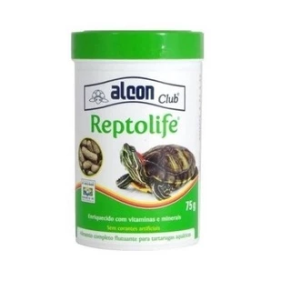 Alcon Club Reptolife 75g. Ração em Sticks P/ Tartarugas Aquáticas & Cágados Terrestres