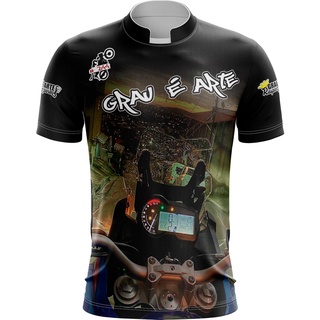 Camisa Camiseta 244 Não É Crime Grau É Arte Moto É Vida