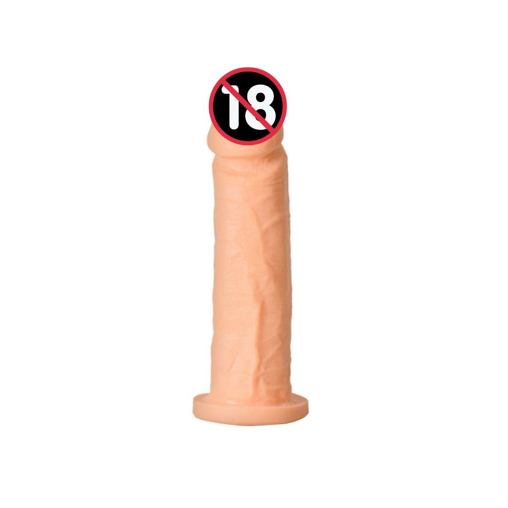 Penis De Silicone Macico 18cm X 3,5cm Sex Shop