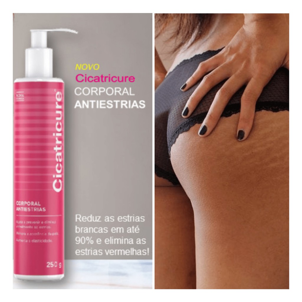 O Melhor Creme Para Estrias - Cicatricure 250g | Shopee Brasil
