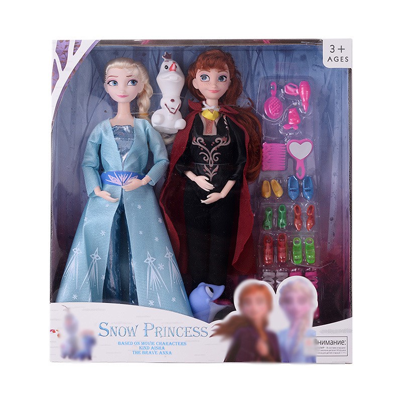 Em Estoque Frozen 2 Anna Elsa Olaf Plush Set Boneca De Brinquedo De ...