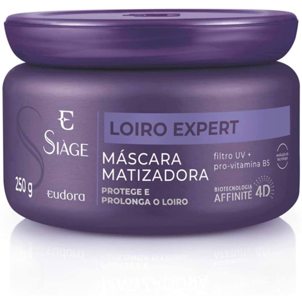 Máscara Capilar Matizadora Siàge Loiro Expert 250g | Shopee Brasil