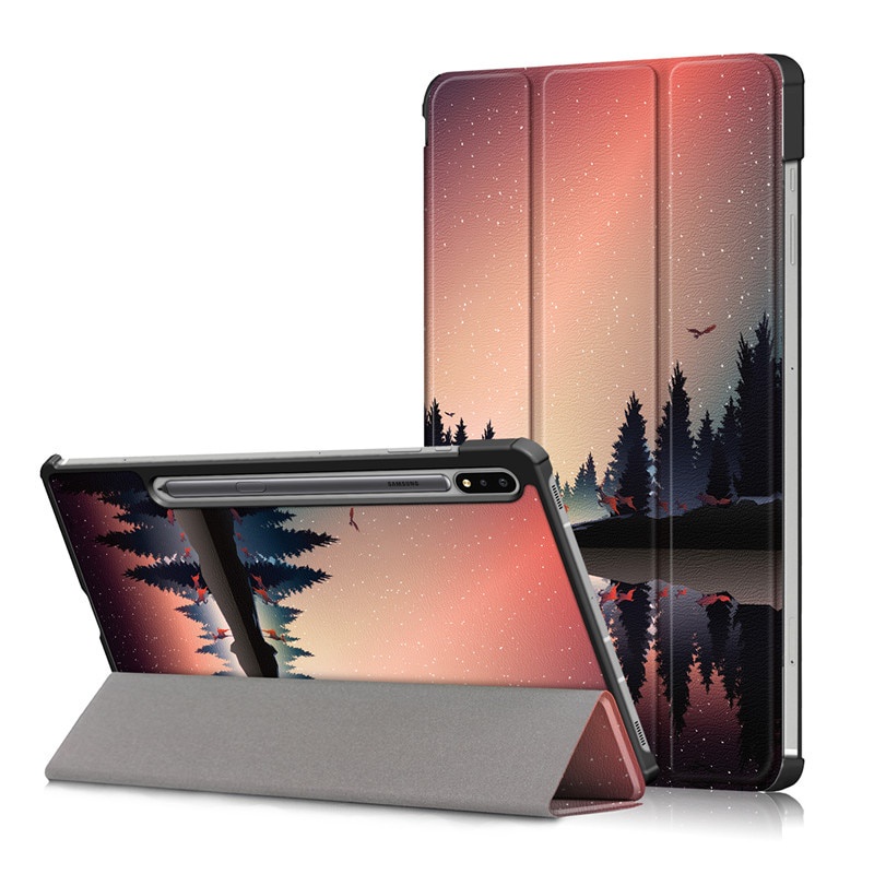 Samsung Galaxy Tab S7 plus 本体とケース Samsung Galaxy Tab S7 Plus S7 FE SM-T970 T975 Tablet Leather