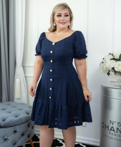 Vestido lese hot sale plus size