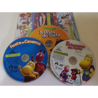 DVD TRIPLO BACKYARDIGANS - A ONDA DO SURFE - FESTA NA CAVERNA - OS ...