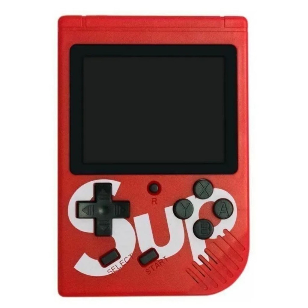 Console Mini Game Sup Game Box 3 LED Plus 400IN1 Vermelho