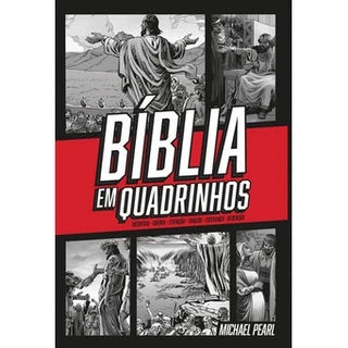 Bíblia em Quadrinhos - Capa Dura - Vermelha: a Palavra de Deus com Aventura, Ação e Emoção.