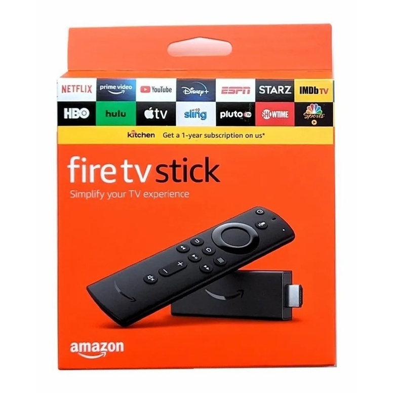 Kit Projetor 1.800 Lumens Wifi + Amazon Fire Stick Tv FullHd