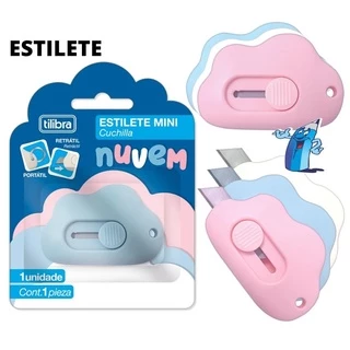 Estilete Mini De Bolso Nuvem Tilibra