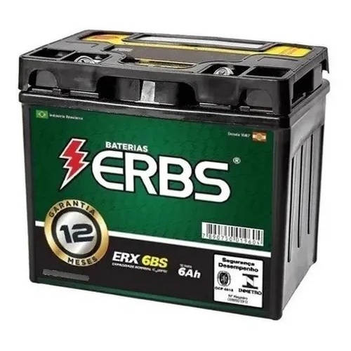 Bateria Moto Selada 6AH HONDA 110 CRF 2013 2013 Original ERBS 01 Ano De ...