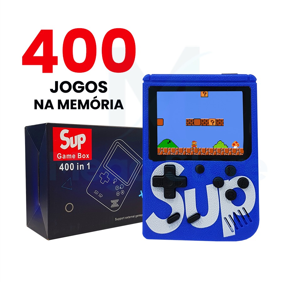 Mini Game Sup - Portátil Retrô 400 Jogos Classicos
