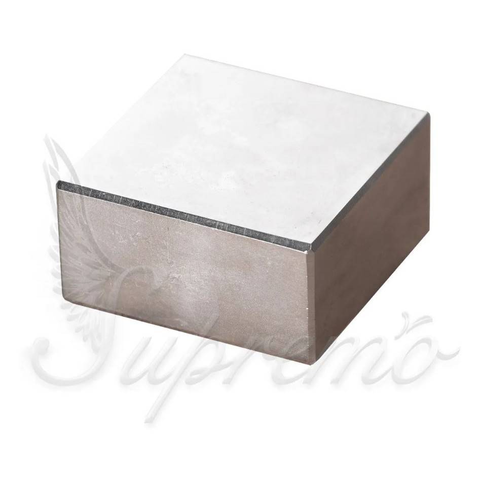 Imã Neodímio Bloco Super Forte Trava Tudo N52 50x50x25,4 Bloção