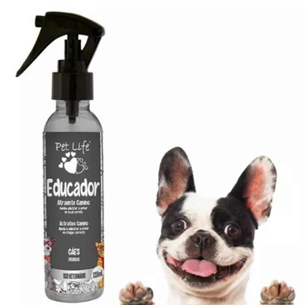 Educador Pet 120ml Spray Xixi Pode Adestramento Para Cachorro e Filhote ...