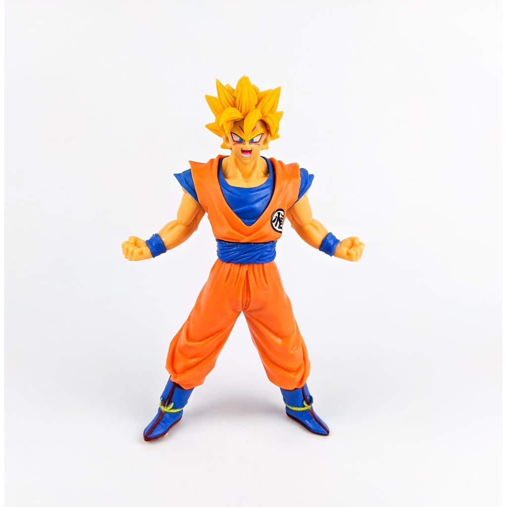 Boneco Action Figure Son Goku Super Saiyajin Ssj Dbz Dragon Ball Z Kai Super Heroes Colecionavel