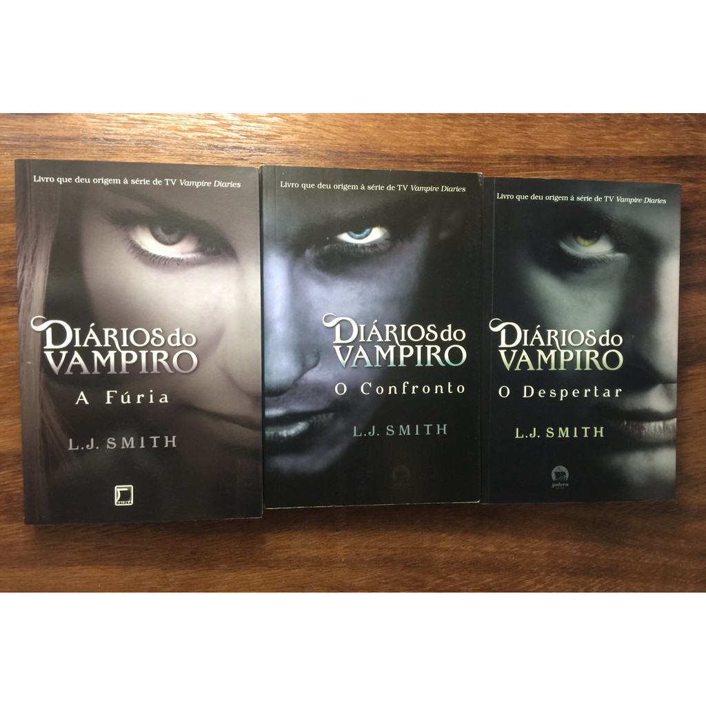 Diários de um vampiro - Vol.1, 2 e 3. | Shopee Brasil