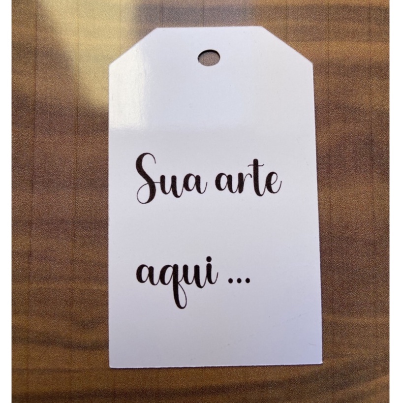 30 Tags personalizadas com sua arte Papel Fotográfico