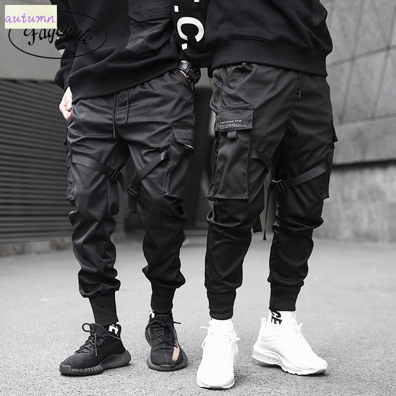 Calça Jogger Justa Masculina Estilo Urbano da Moda /Calça Estilo Hip-Hop / Casual