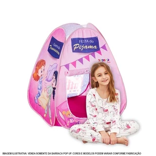 Barraca Infantil Pop up Festa do Pijama - Replay Kids em Oferta na Shopee