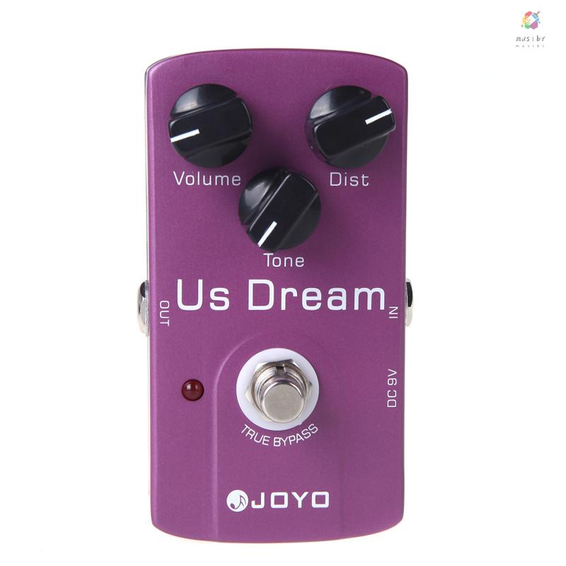 JOYO JF-34 US Dream Guitarra Efeitos De Distorção De Pedal Instrumento Musical De Efeito Único Equipamento Acessórios Musicais