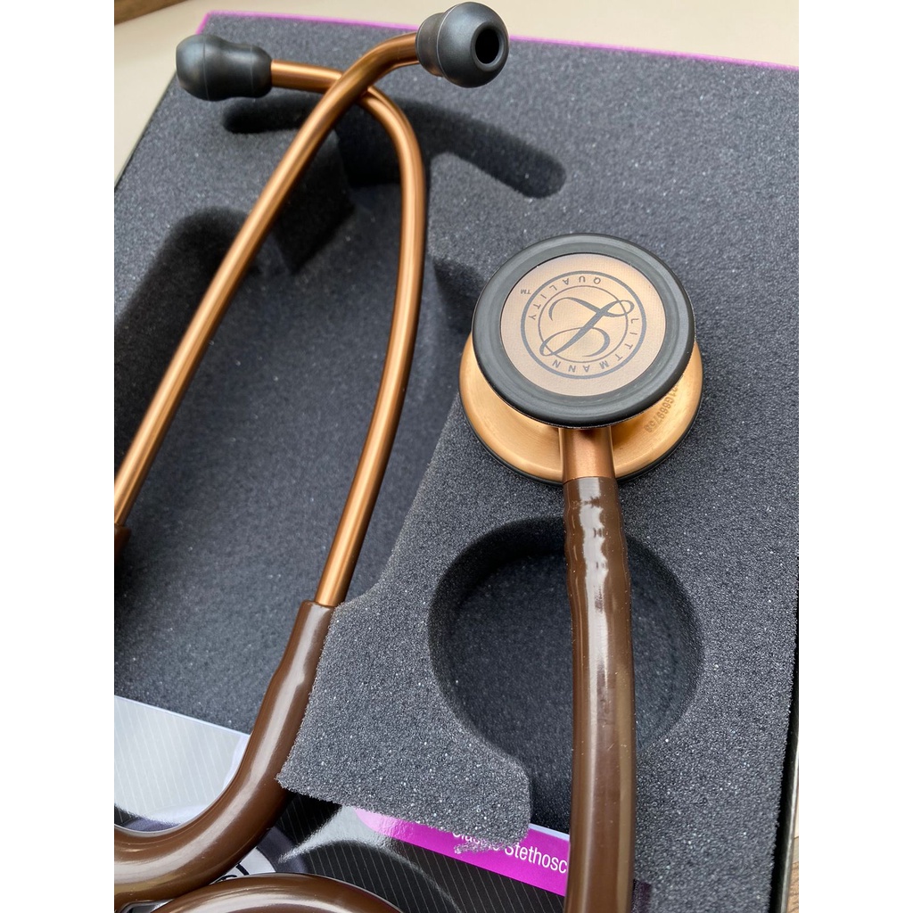 Estetoscópio Littmann Classic III 5809 Chocolate - 3M | Shopee Brasil