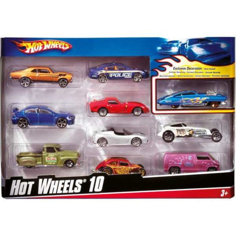 Carrinho Hot Wheels Die Cast FVN40 Sortido - Embalagem com 2 Peças