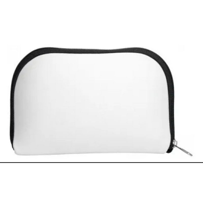 15 Necessaire em neoprene arredondada - Estojo 12x18cm lisa para sublimação.