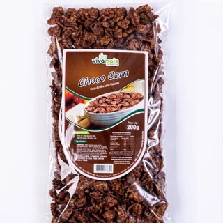 Flocos de Milho sabor Chocolate 200g/Vivamais Alimentos