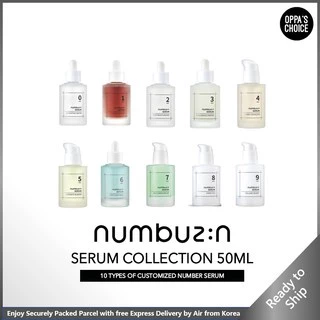 Coleção NUMBUZIN Serum 50ml (9 Tipos)