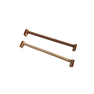 Kit 3 Unidades Poleiro Reto de Madeira - 18cm