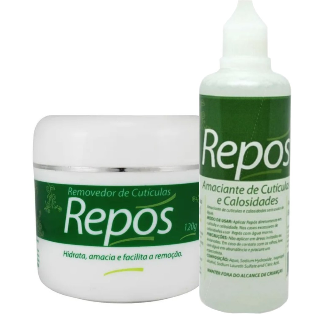 Kit Manicure Amaciante E Removedor De Cut Culas Repos Shopee Brasil