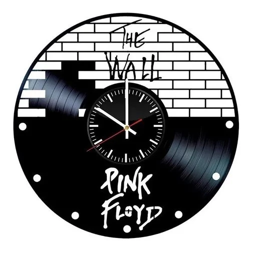 Pink Floyd 05 - Relógio Disco De Vinil Decoração