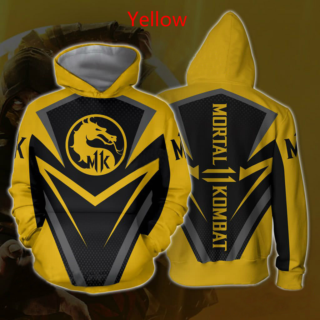 Casaco Com Capuz E Estampa 3d Mortal Kombat 11