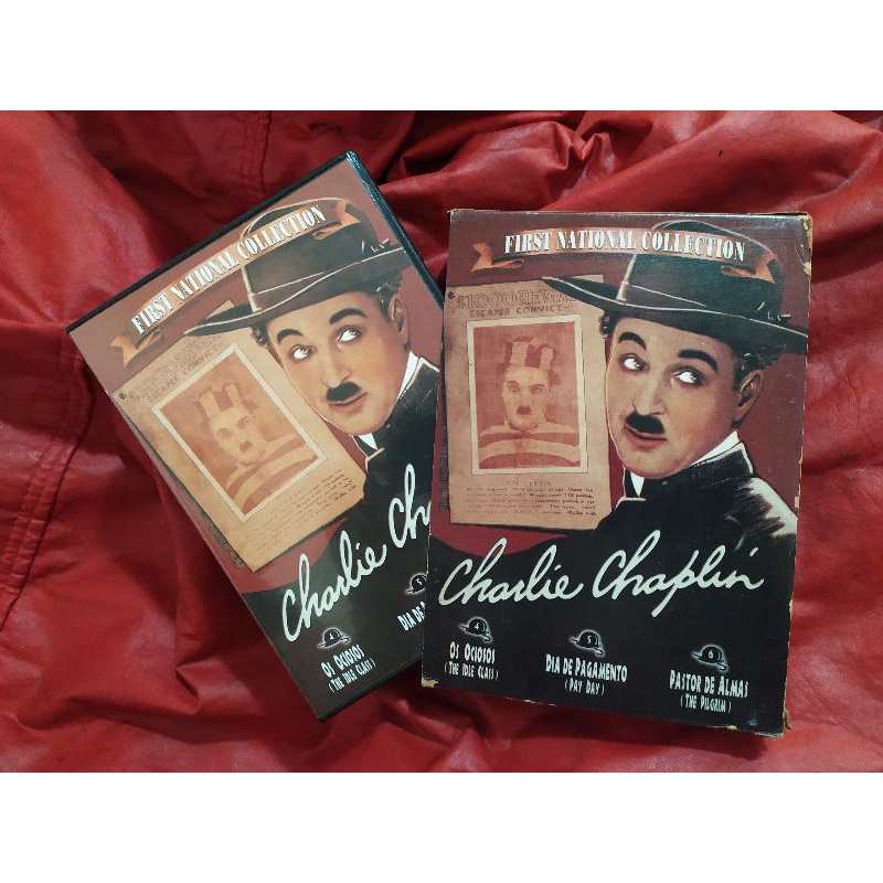 box dvd Charles Chaplin 6 filmes 2 discos | Shopee Brasil