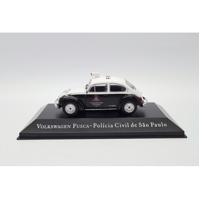 Miniatura Volkswagen Fusca - Polícia Civil De São Paulo - 1/43