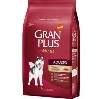 Ração Gran Plus Carne e Arroz para Cães Adultos 20 Kg