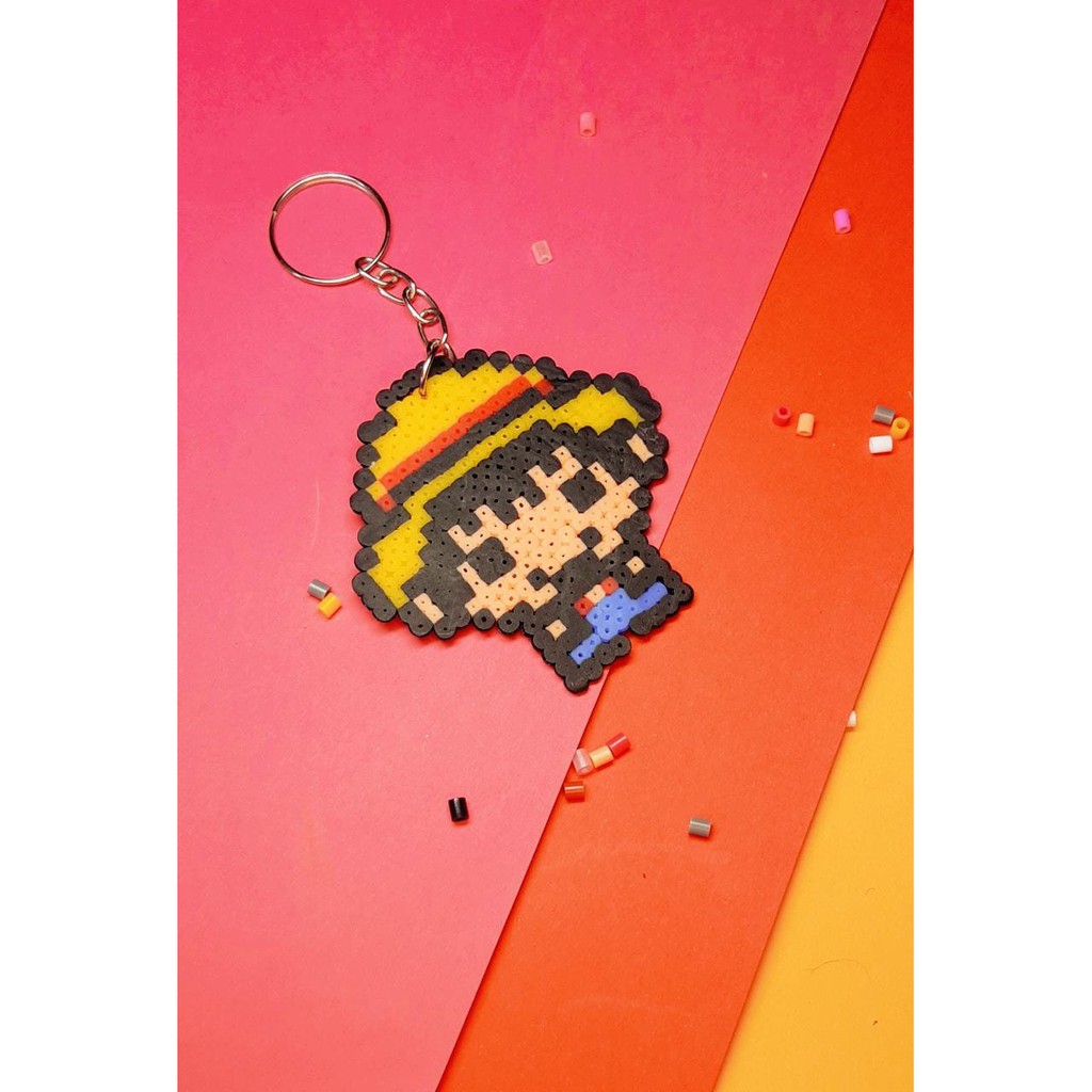 Chaveiro / Imã / Peça decorativa Going merry one piece navio perler beads  hama beads luffy anime pixel art 8bits