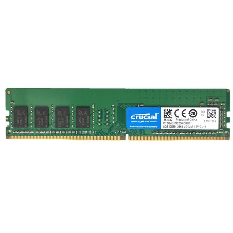Crucial 4GB 8GB DDR4 2133/2400/2666MHz DDR3 1066/1333/1600MHz PC4