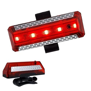 Farol De Bicicleta Traseiro Cree 60m Led Sinalizador Lb073
