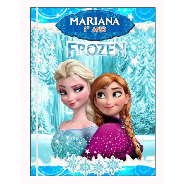 Capa Adesiva Para Caderno Frozen Personalizada | Shopee Brasil