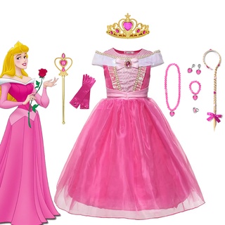 Disney meninas princesa sofia vestido festa de aniversário traje