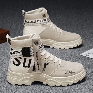 Bota Martin Bico Redondo De Cano Alto Para Outono/Inverno 2022